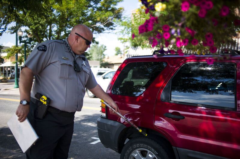 Unconstitutional for Parking Enforcement Officers to Chalk Vehicles Parked